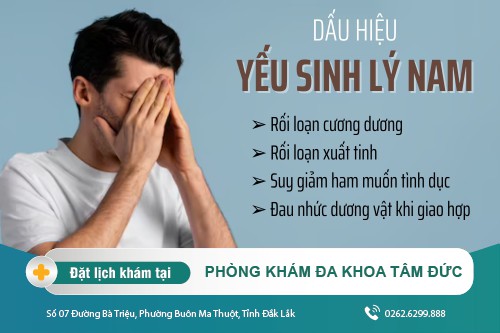 Yếu sinh lý phái mạnh: Dấu hiệu - nguyên nhân - cách điều trị