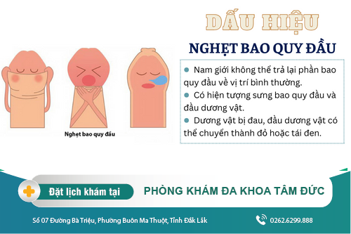 Dấu hiệu nhận biết bạn đang bị nghẹt bao quy và các phương pháp khắc phục