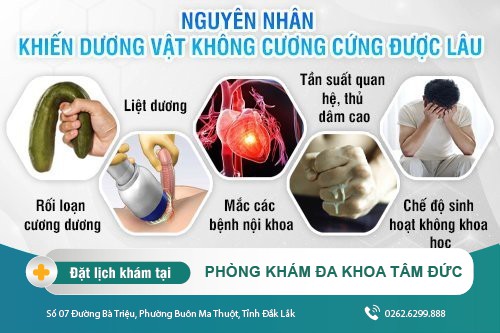 Dương vật không cương cứng được lâu khi quan hệ phải làm sao