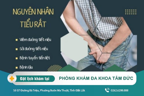 Nguyên nhân tiểu rắt thường gặp - lý giải tình trạng tiểu rắt