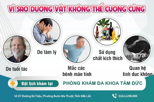 Vì sao dương vật không cương cứng và cách điều trị như thế nào